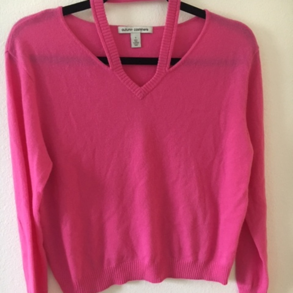 Autumn Pink Cashmere Sweater